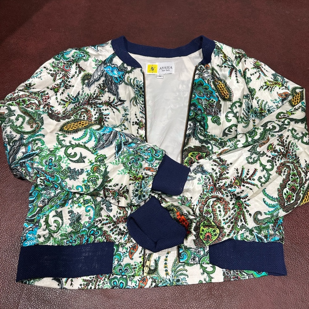 Aysha New York satin jacket bomber